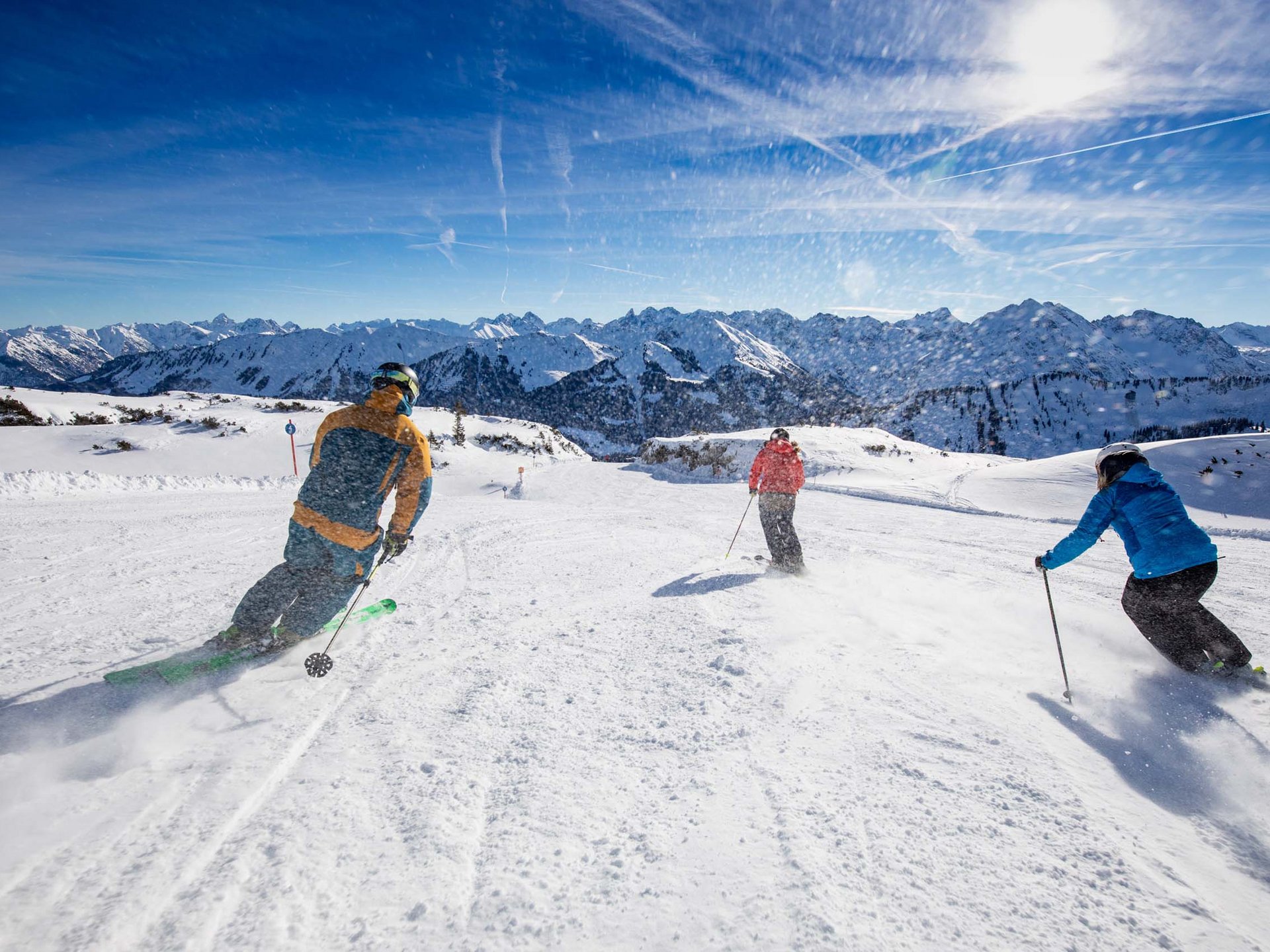 Skifahren im Kleinwalsertal Skifahren im Kleinwalsertal