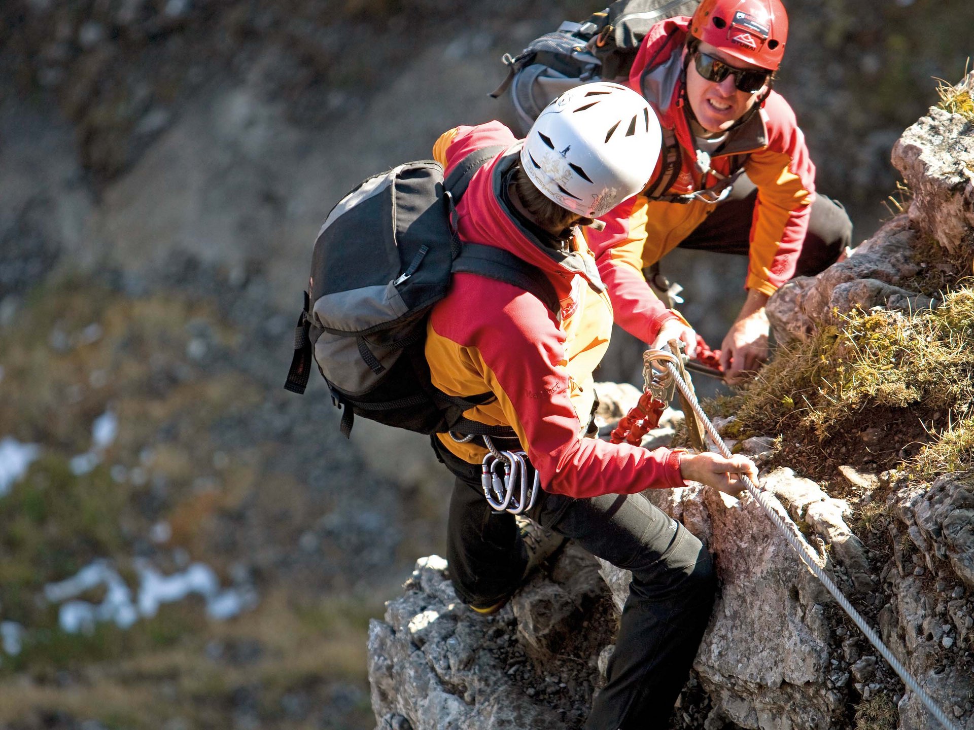Klettern im Kleinwalsertal Klettern im Kleinwalsertal